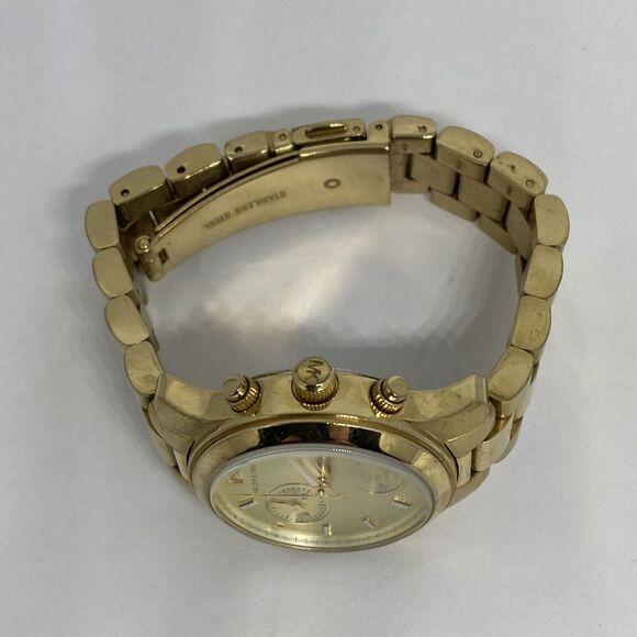 Michael Kors Runway MK5384 Women's Gold Stainless Steel Analog Dial Watch MP857 - Picture 8 of 12